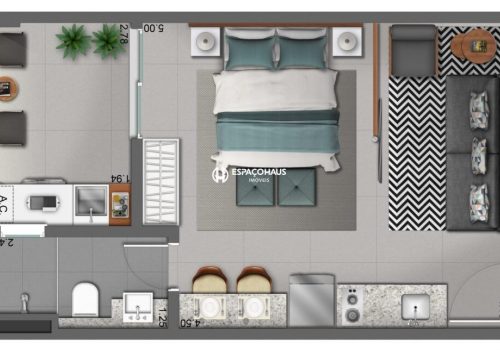 Studio com 33m², 1 quarto no bairro Cidade Nova em Indaiatuba
